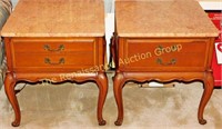 Van Sciver Marble End Tables Matches Lots 64, 67