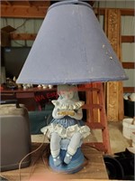 Girl Reading Lamp