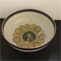 Beautiful China bowl of Mount Vernon home of