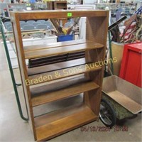 USED 61" X 38" WOODEN SHELVES