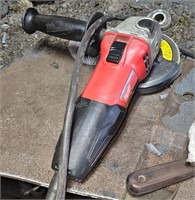 Milwaukee hand grinder - 4.5" 120v red - in shop