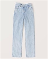 Size 24(short) Ultra High Rise 90s Straight Jean