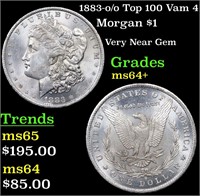 1883-o /o Top 100 Vam 4 I3 R4 Morgan $1 Grades Cho