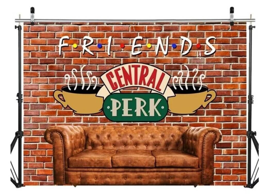 (7x5ft) SJOLOON Friends Central Perk Theme