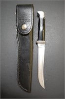 Buck 121 Knife W/ Leather Sheath