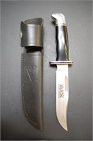 Buck 119 '100 Years' Knife W/ Leather Sheath