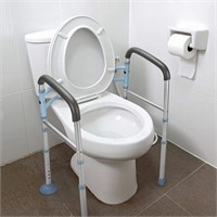 E4507  Oasisspace Toilet Safety Rail, Adjustable -