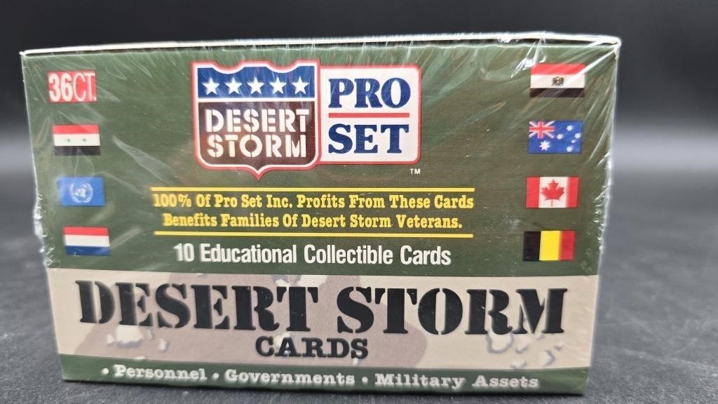 #2 1991 Pro Set Desert Storm Military Cards Sealed