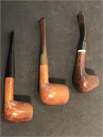 Three English Tobacco Pipes