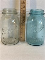 Glass ball, mason jars