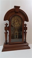Vintage Mantle Clock w/Key-Ansonia Clock Co. USA