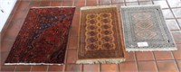 Lot #3372 - (2) Persian wool Pile prayer rugs