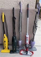 E - LOT OF 5 FLOOR CLEANING MACHINES