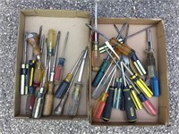 Two Boxes of assorted screwdrivers