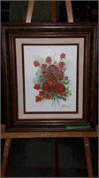 OIL ON BOARD "BOUQUET OF ROSES" SIGNED "COHEN"