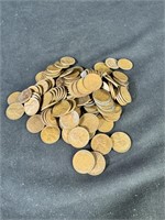 Lot of 120 Wheat Cents