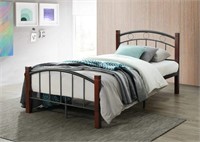 Hodedah Metal Twin, Complete Bed, Twin