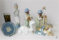 Selection of Decorative Ceramic Figurines