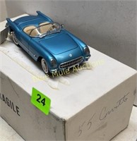 1955 Die Cast Corvette 1:24 scale in box