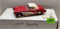 1957 Die Cast  Corvette 1:24 scale in box