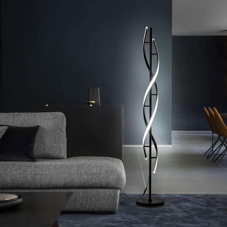 USED - Spiral LED Floor Lamp