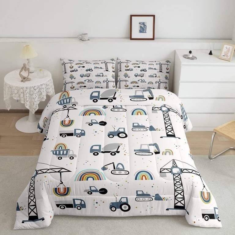 Construction Vehicles Duvet Set