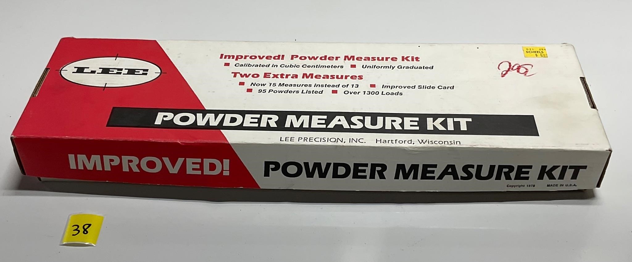 Vtg Plastic Powder measure Kit
