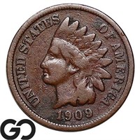 1909 Indian Head Cent, Last Year Minted