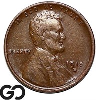 1915-D Lincoln Wheat Cent, Choice VF++