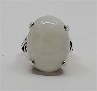 Kemmi, Sterling Silver Moonstone Ring