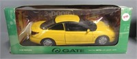 Saturn Three Door Coupe Yellow 01172 Metal 1/18