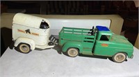 Tonka truck and horse trailer -