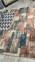 Mohawk Area Rug  5ftx7ft and 2 Throw rugs 21x58