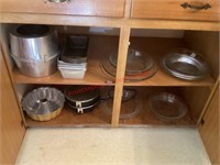 Contents of Kitchen Cabinets- Baking Pans & Pie
