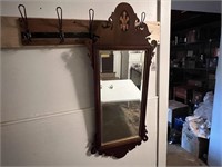 Antique Chippendale Style Mirror