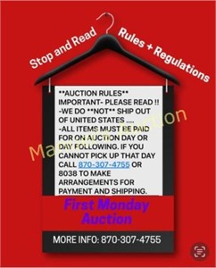 ***AUCTION RULES***