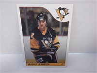 1985 TOPPS MARIO LEMIEUX #9 ROOKIE CARD