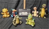 The Land Before Time VHS & Rubber Puppets