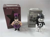 Wonderfulman/Bearded Lady Vinyl Art Toy Lot of (2)