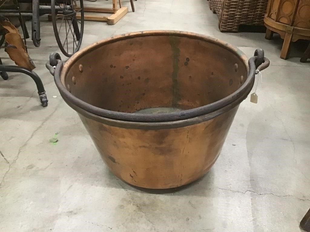 Old Metal Copper Pot