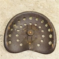 Antique Iron Tractor Seat