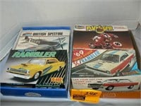 4 CAR AND PLANE MODELS