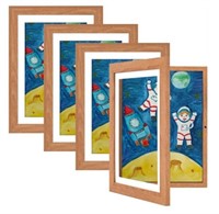 ATOBART 4 PACK Kids Art Frame  A4 Front Opening fo