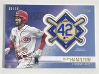 2018 Topps Patch Card JRP-BA Billy Hamilton /50