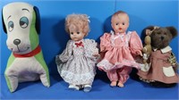 2 Baby Dolls, Stuffed Animals & more