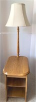 Handmade Solid Oak Table & Lamp