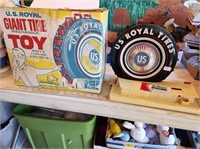 Vintage U.S. Royal Giant Tire Mechanical Toy