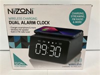 NEW Wireless Phone Charger Alarm Clock by Nizoni
