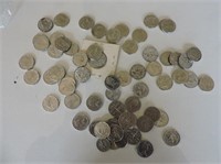 60 vintage Canadian Nickels