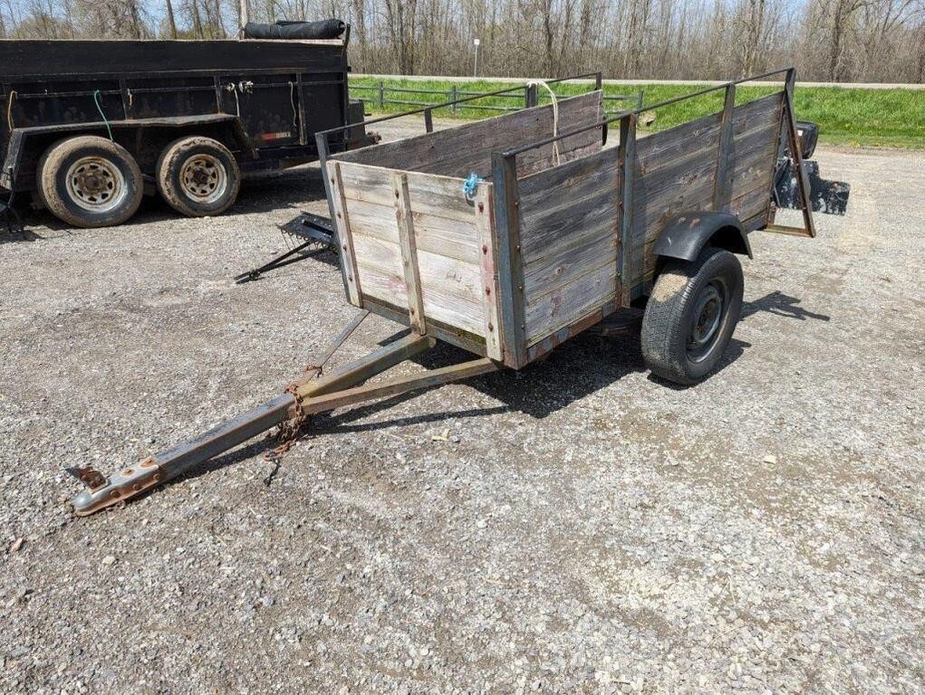 Single Axle Homemade utility trailer
